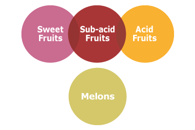 acidity fruit diagram